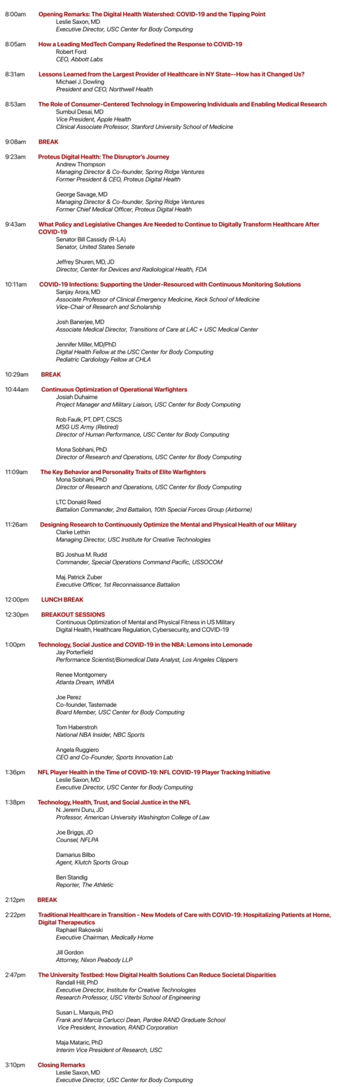2020 BCC conference agenda
